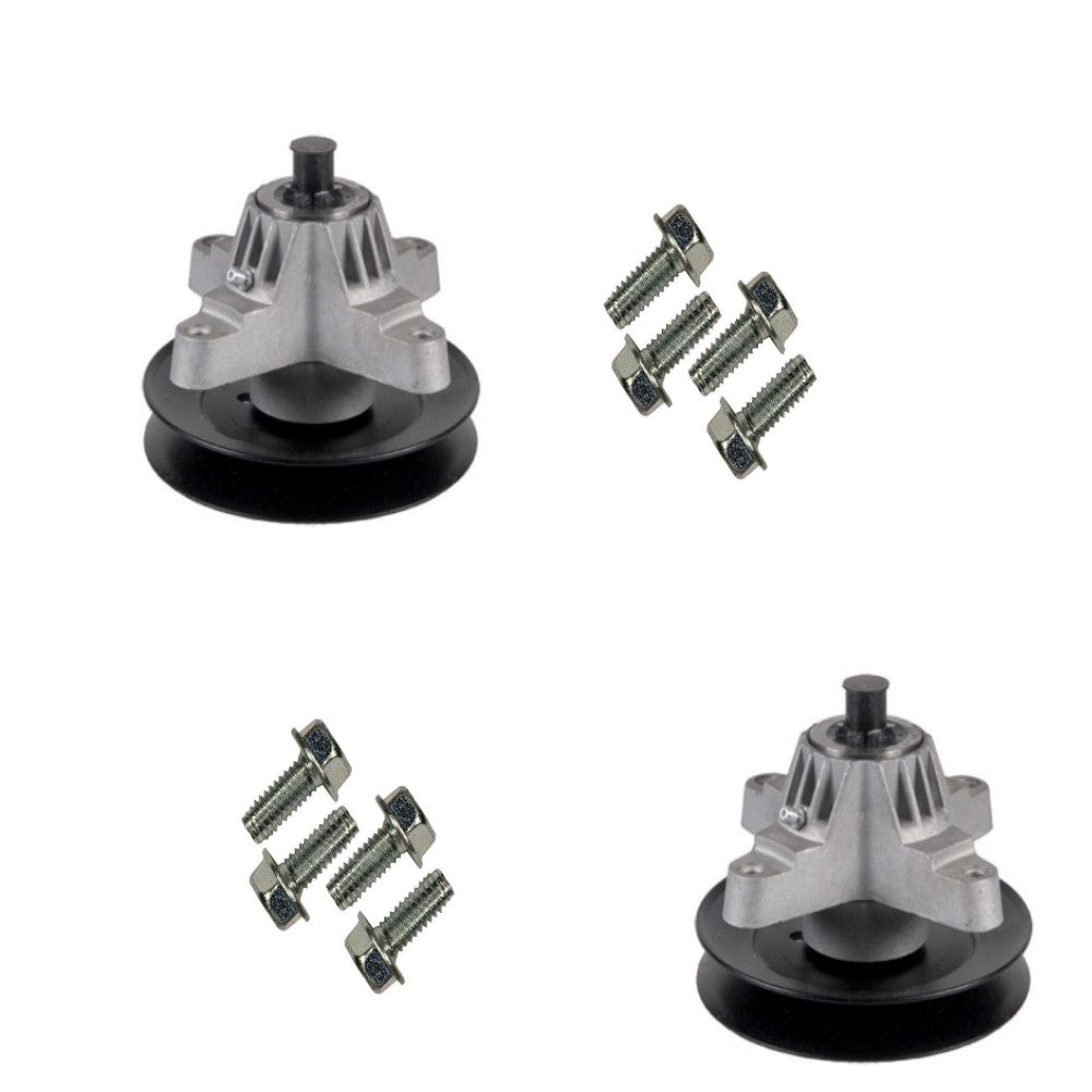 Qty 2: Spindle Assemblies and Bolts Fits MTD Replaces 159830