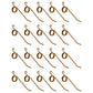 20 Pack Heavy Duty Hay Rake Teeth 400033 Fits New Idea 400 402 49 403 Fits NH