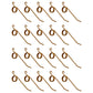 20 Pack Heavy Duty Hay Rake Teeth 400033 Fits New Idea 400 402 49 403 Fits NH
