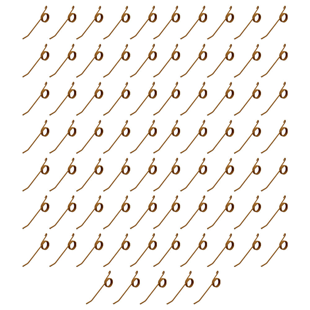 96NH1A Set of 75 Hay Rake Teeth 3-7/8" x 2-3/8" 64562 Fits New Holland 55 56 57