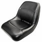 Fits Bobcat SKIDSTEER BLACK VINYL BUCKET SEAT FITS MODELS 540 542 543 553 641 &