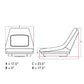 Bucket Seat Fits Bobcat Replaces 6598809