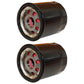 Two Oil Filters Fits Kawasaki 14-19 HP Engines WS-4967 Fits John Deere AM107423