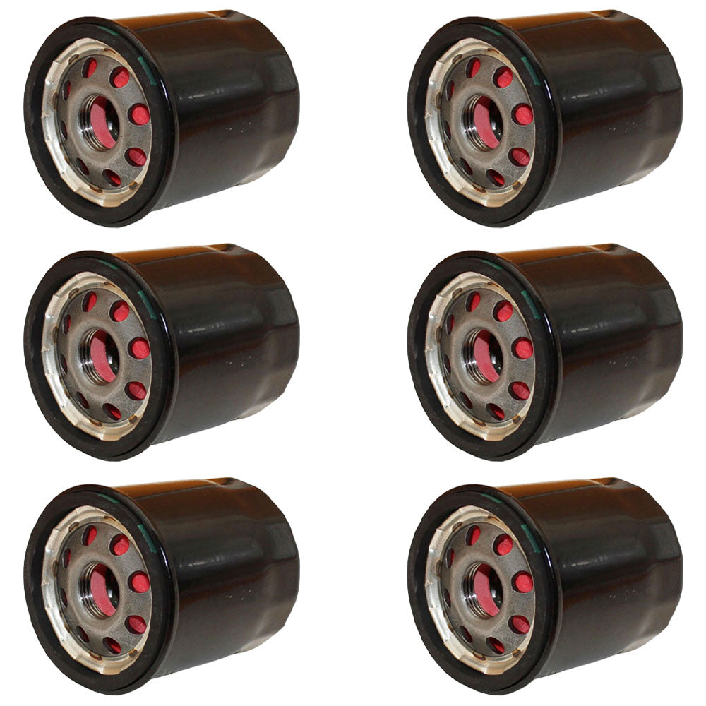 6 Oil Filters Fits Kawasaki 49065-0724 49065-2071 Fits John Deere AM101054