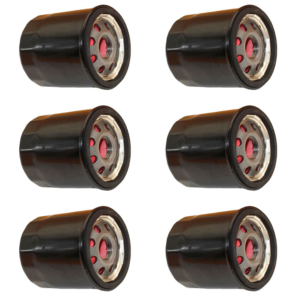 6 Oil Filters Fits Kawasaki 49065-0724 49065-2071 Fits John Deere AM101054