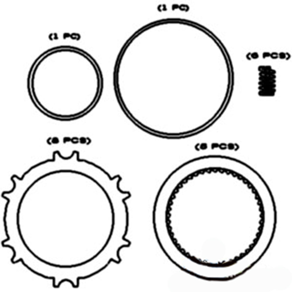 S.56951 Clutch Plate Kit, Ipto, 66193c91