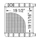 666004 Radiator 6630958 Fits Bobcat Skid Steer 943, 953 Series 6630958