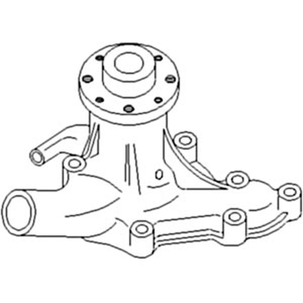 Water Pump with Gasket Fits Bobcat Replaces 6512710