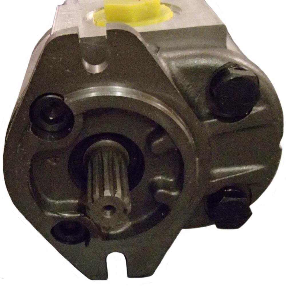 6665552 New Ind Construction Hydraulic Double Gear Pump Fits Bobcat