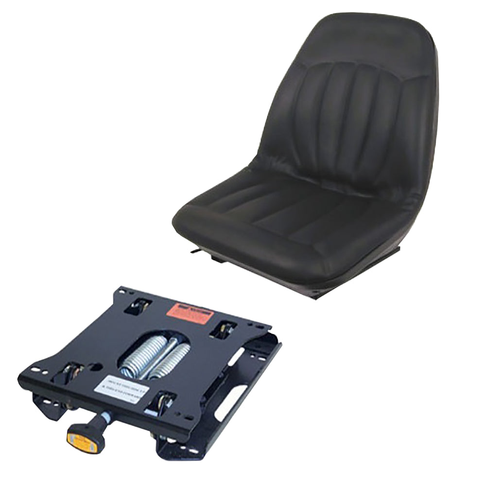Black Suspension Seat Fits Bobcat Skid Steer S205 S220 S160 S175 S130 S150