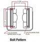 6669135 One New Black Vinyl Seat with Slide Tracks Fits Bobcat Models A220 A300