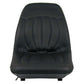 6669135 One New Black Vinyl Seat with Slide Tracks Fits Bobcat Models A220 A300