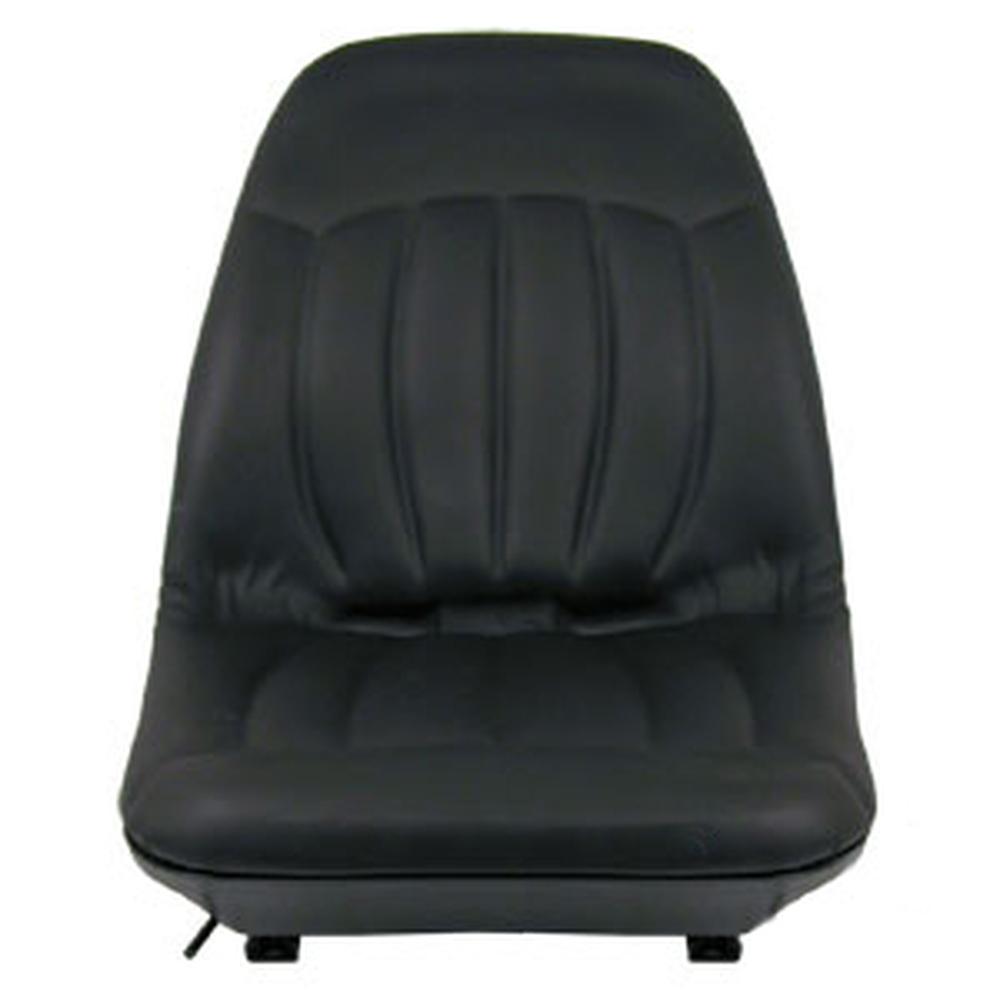 6669135 One New Black Vinyl Seat with Slide Tracks Fits Bobcat Models A220 A300