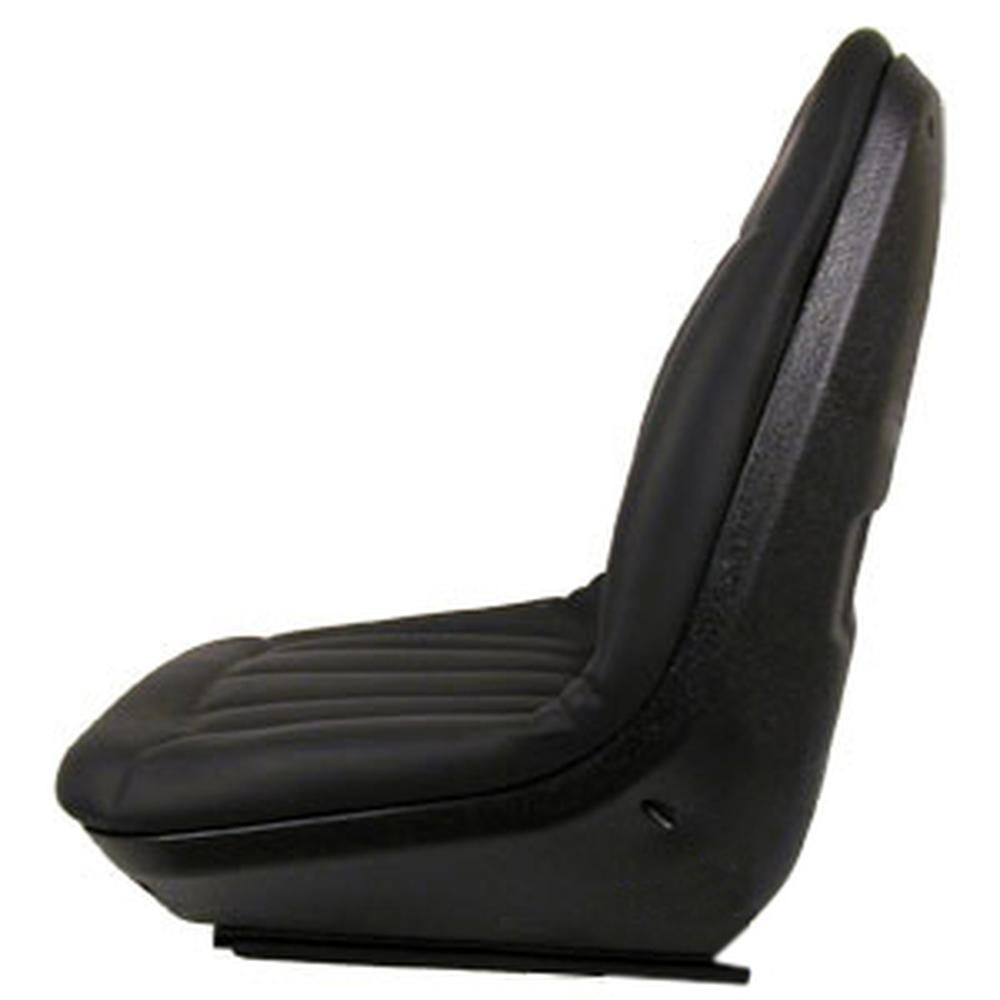 6669135 One New Black Vinyl Seat with Slide Tracks Fits Bobcat Models A220 A300