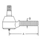Tie Rod End Fits Kubota B1550 B1750 B4200 B1700 B2100 B2400 B7100 67121-56520