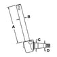 674386M93 LH Spindle Fits Massey Ferguson MF Tractor 235 245 250 20C 30B 30D 40B