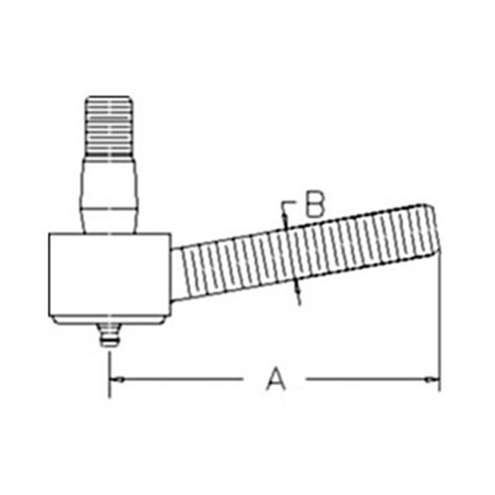 Tie Rod End Fits 20C 235 245 30B 30D 40B 4500 674393M91 674393M91-A