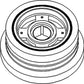 683459C94 Crankshaft Dampener Pulley Fits Case-IH Tractor Models 1466