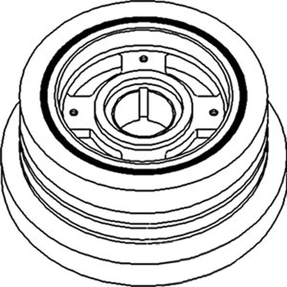 683459C94 Crankshaft Dampener Pulley Fits Case-IH Tractor Models 1466