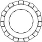 Steering Shaft Worm Gear Thrust Bearing Cone Fits Massey Ferguson TO30 760906M1