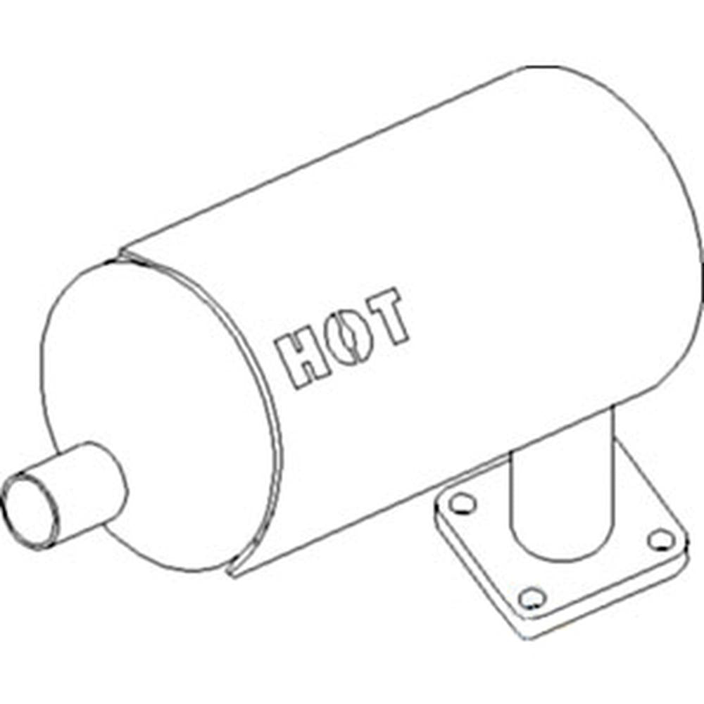 6C040-58404 MUFFLER Fits Kubota TRACTOR B1700 B1710 B2100 B2110 B2400 B2410 +++