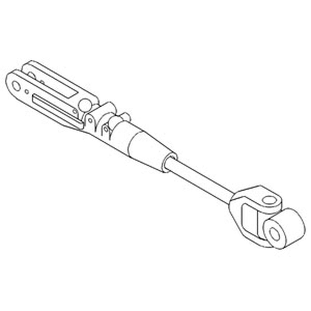 6N564B Left Hand Leveling Rod Assembly Fits Ford Tractor 600 700 800 900