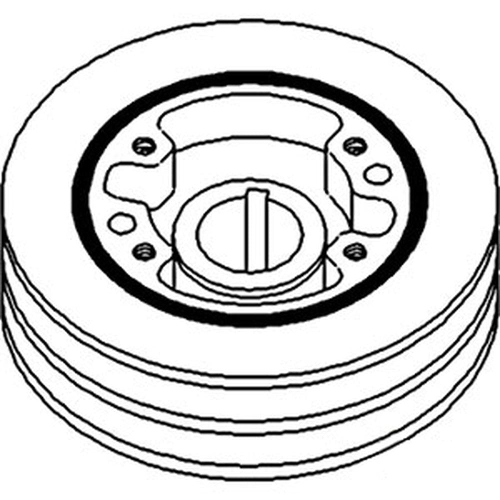 701036C93 Crankshaft Dampener Fits Case/International 806 856 1026 1206 1256 280