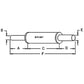 A-70210081 Above the Hood Style Muffler 29" Overall Length Fits Allis Chalmers