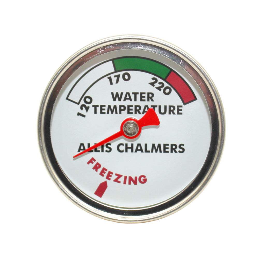 ACS064 Water Temperature Gauge with White Face Fits Allis Chalmers