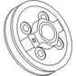 Crankshaft Pulley Fits Allis Chalmers C CA B D10 D12 D14 Tractor 70236741