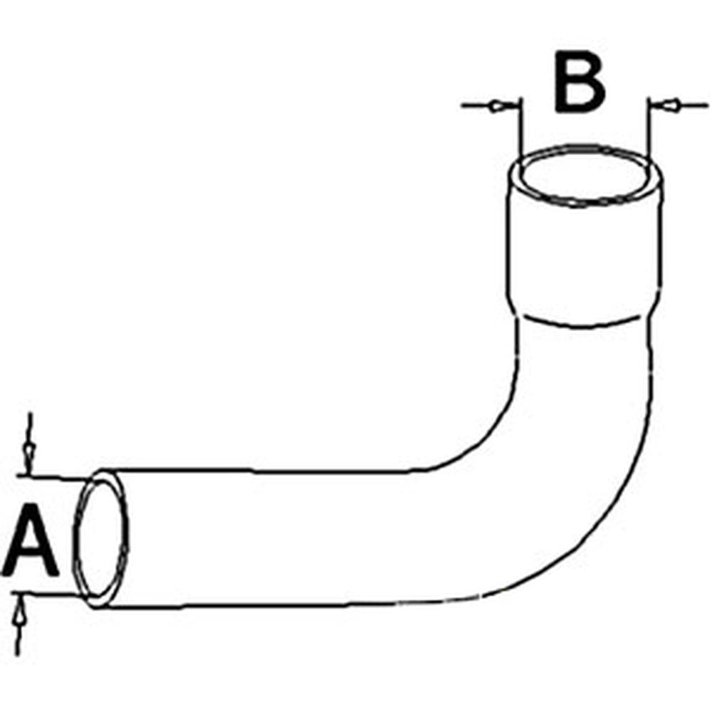 One New Radiator Hose Upper Fits Allis Chalmers 185 190 180 243014