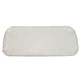 Seat Cushion Upper Backrest with Wood Back - Vinyl White Fits Allis Chalmers