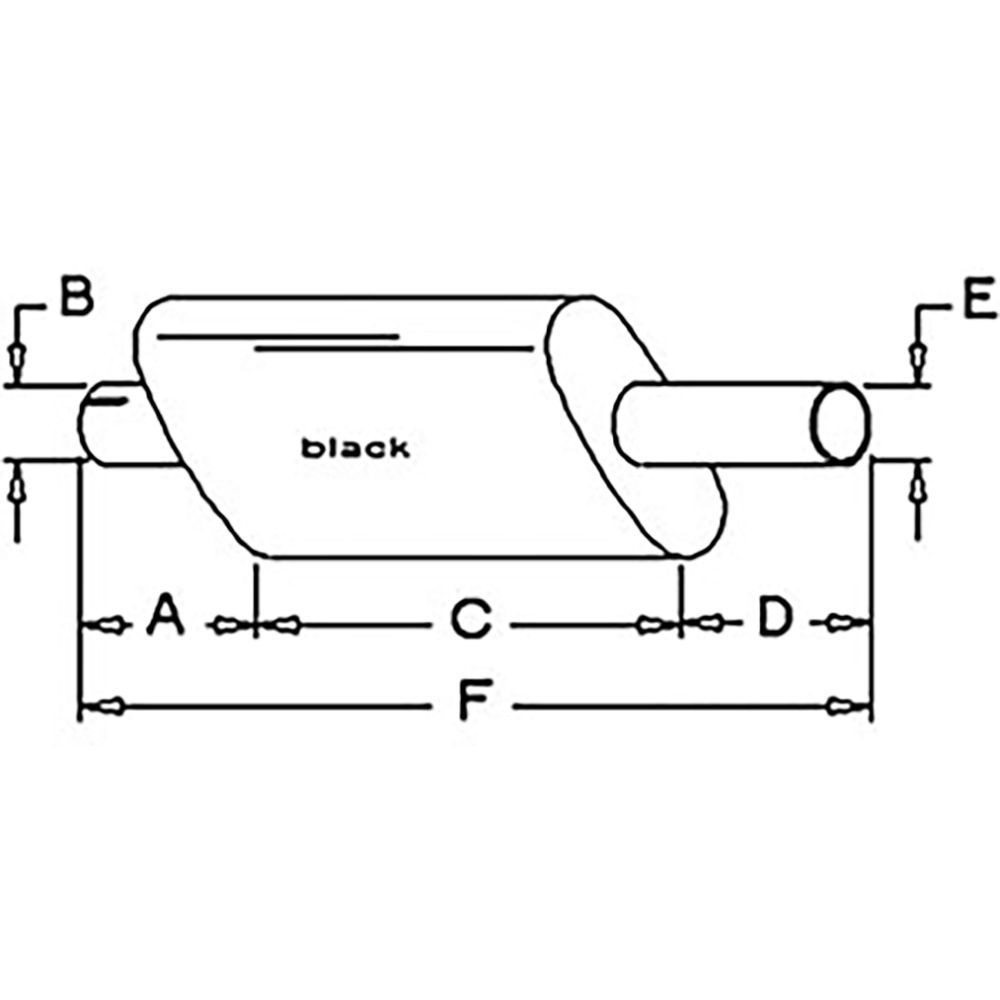 Muffler Fits Allis Chalmers D17 70246129