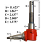 Spindle - Left Hand Fits Allis Chalmers 7040 7060 7045 7050 7080 7010 7000 7020