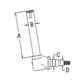70272281 New RH LH Spindle with Standard Tread Fits Allis Chalmers 6060 6070