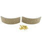 70276950 Brake Shoe Lining w Rivets Fits Allis Chalmers Tractor D17 WD45 7023163
