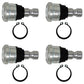 4 Pack - Upper Lower Ball Joint Kit for Polaris RZR 1000 XP 4 Ranger 570 7082507