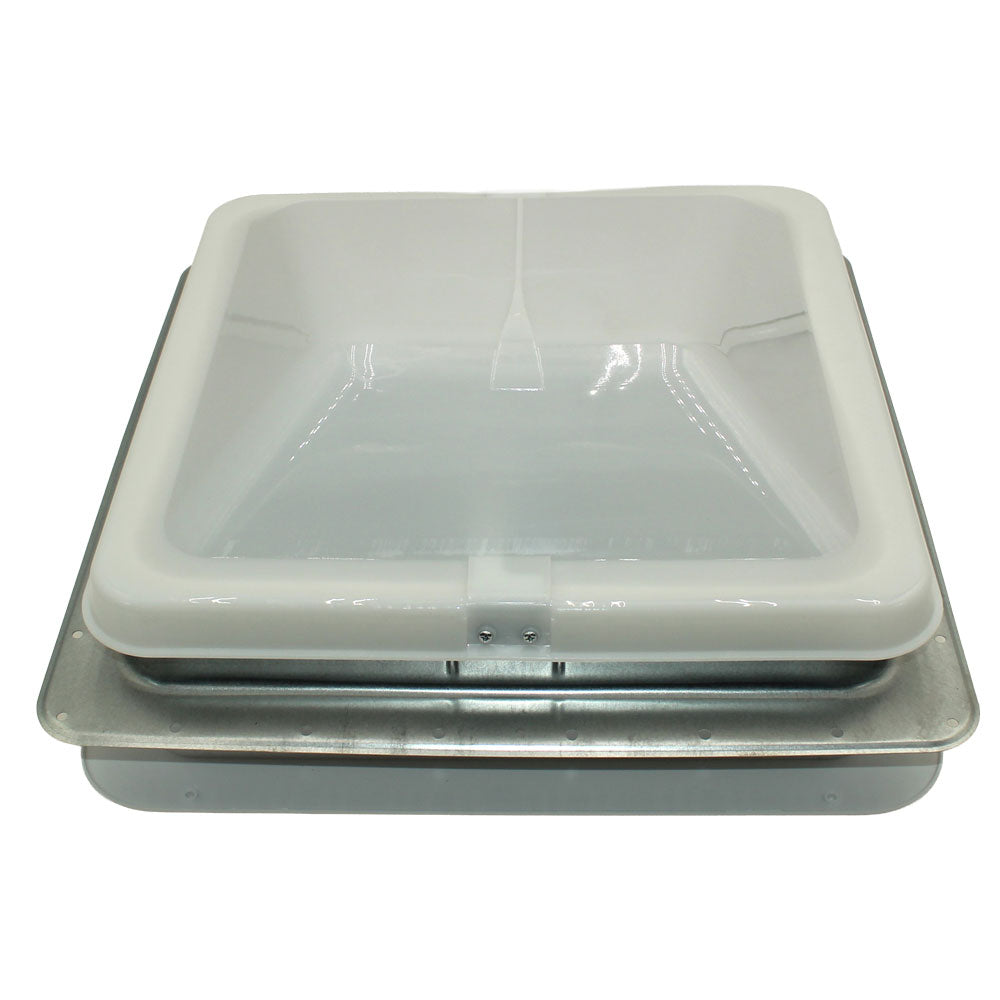Universal Roof Vent Non-Powered with Exchange Lid - 14" White