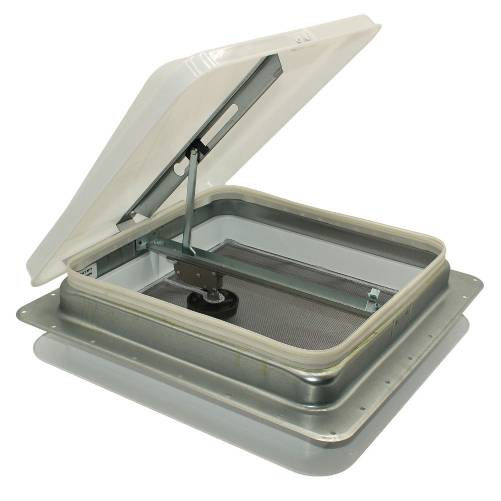 Universal Roof Vent Non-Powered with Exchange Lid - 14" White