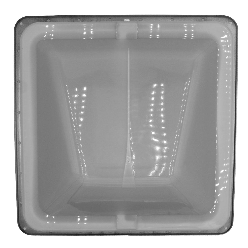 Universal Roof Vent Non-Powered with Exchange Lid - 14" White