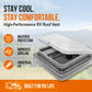 Universal Roof Vent Non-Powered with Exchange Lid - 14" White