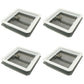 Pack of (4) Roof Vent Non-Powered with Exchange Lid - 14" White
