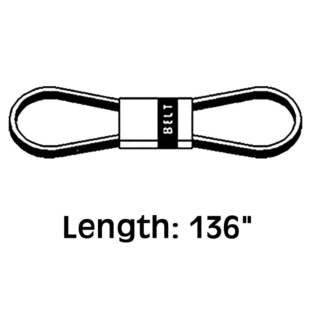 71398384 New Beater Drive Belt Fits Massey Ferguson 9520