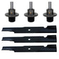 3-Spindles & Blades Kit Fits Encore Replaces 483035
