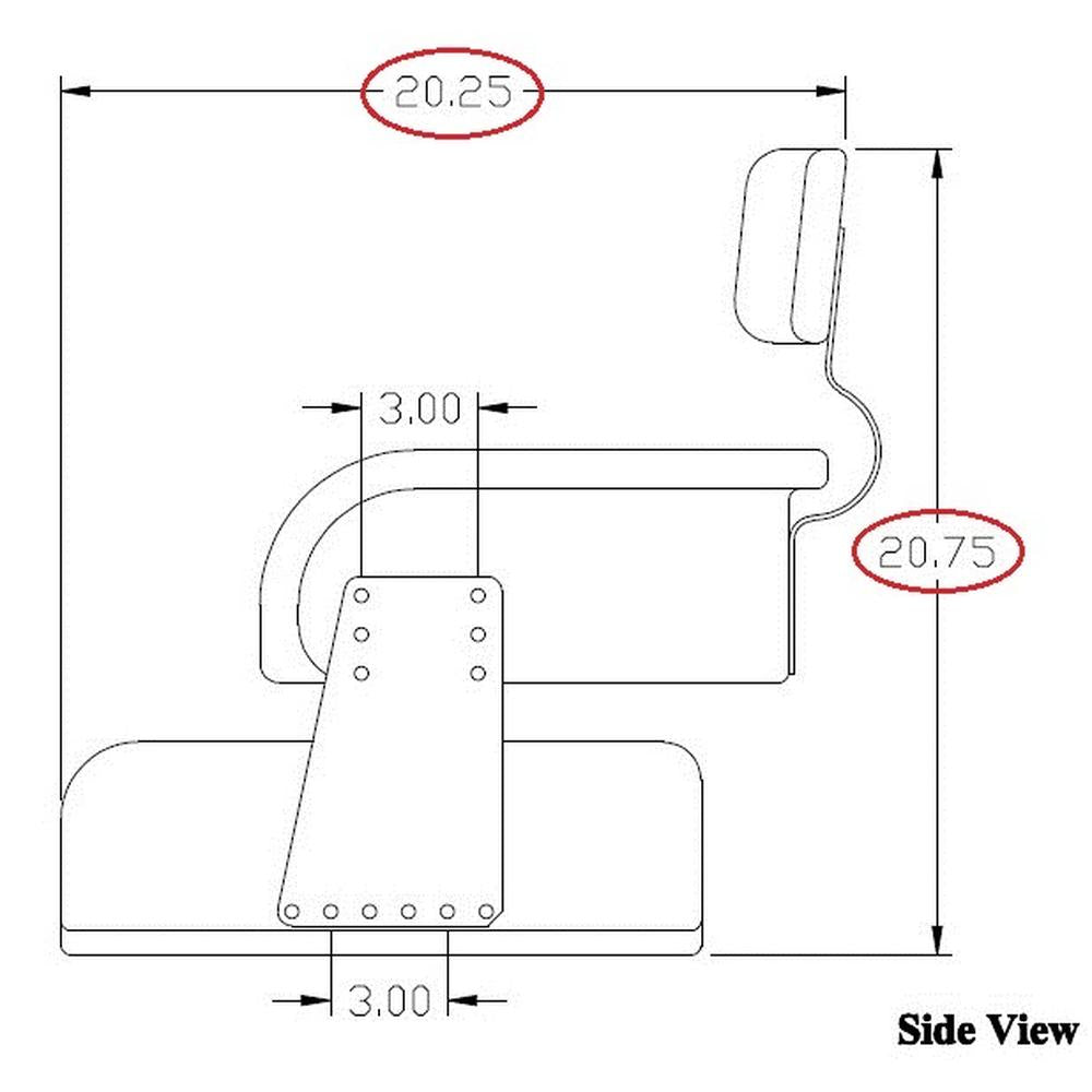 Seat Cushion Kit Fits International 706 806 856 1066 1456 ++ Tractor