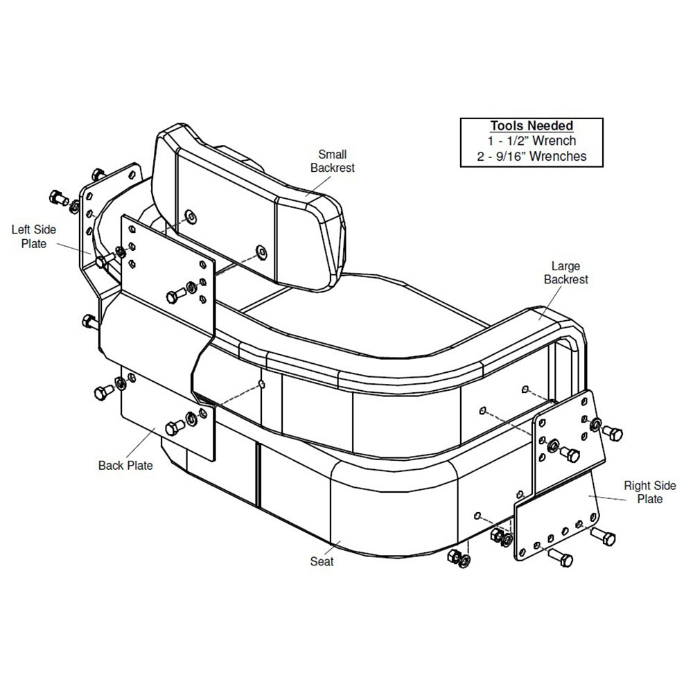 7153 New IH / Fits FARMALL Fits International Harvester Vinyl Seat w/ Hardware 504 656 706 806 1026 756 856 +