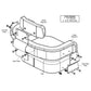 New Vinyl Seat Assembly Fits International Harvester Fits FARMALL 806 1256