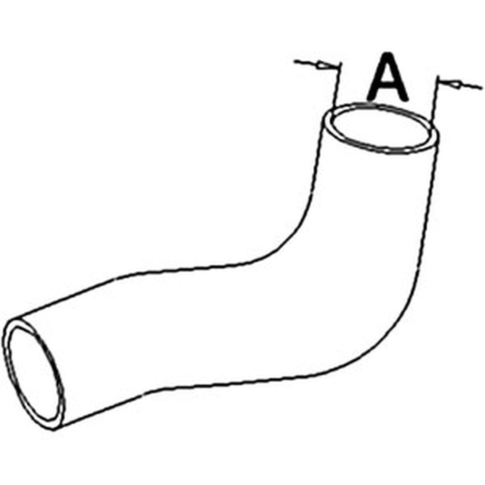 Upper Radiator Hose Fits Allis Chalmers Replaces 72089692