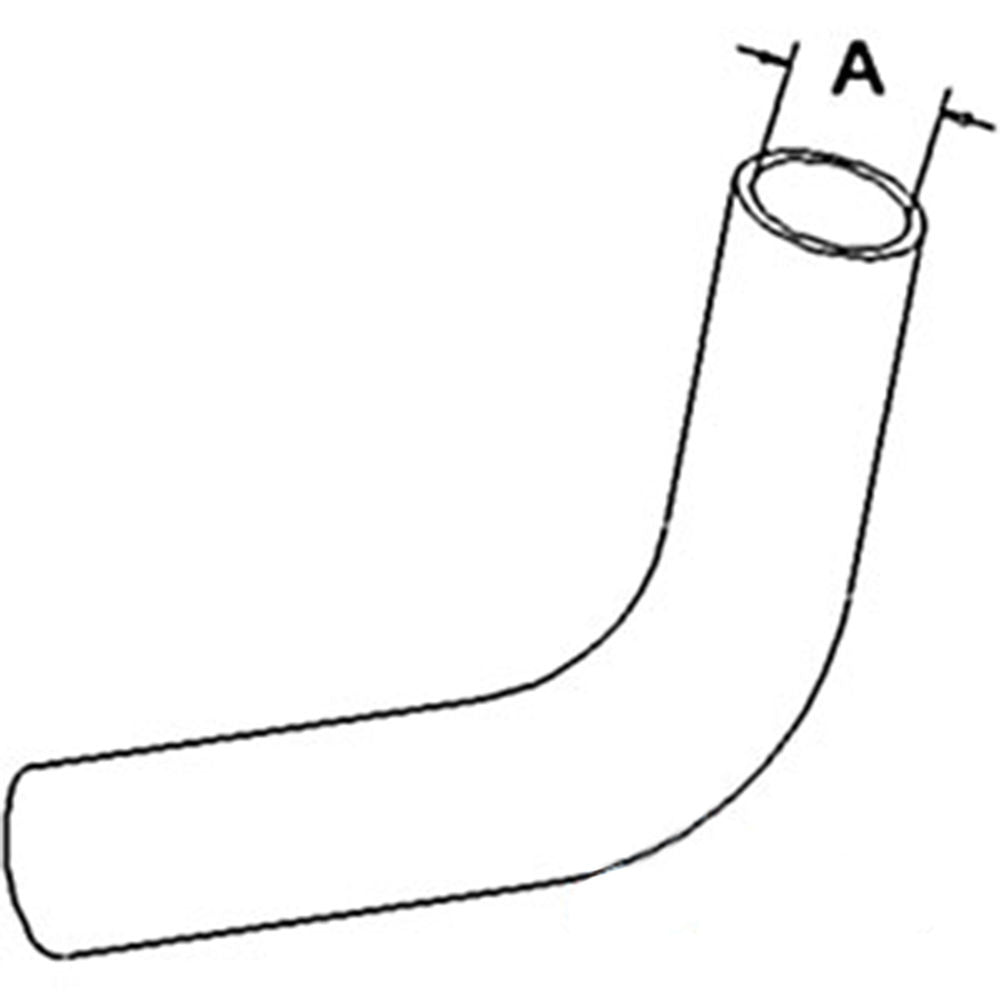 Upper Radiator Hose Fits Allis Chalmers Replaces 72098549