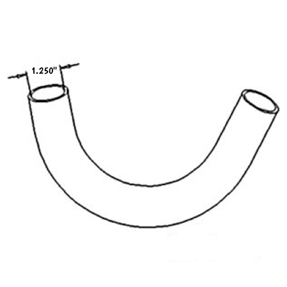 Lower Radiator Hose Fits Allis Chalmers Replaces 72098630